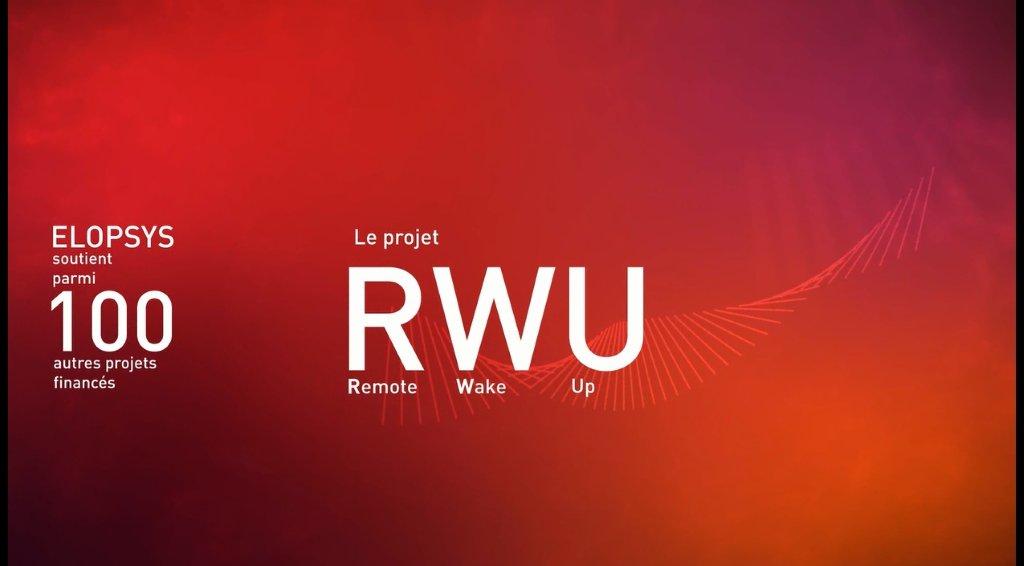 RWU, un projet qui vise à réduire la consommation électrique des appareils en veille