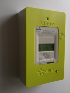 Un compteur Linky, destiné à contrôler sa consommation énergétique.