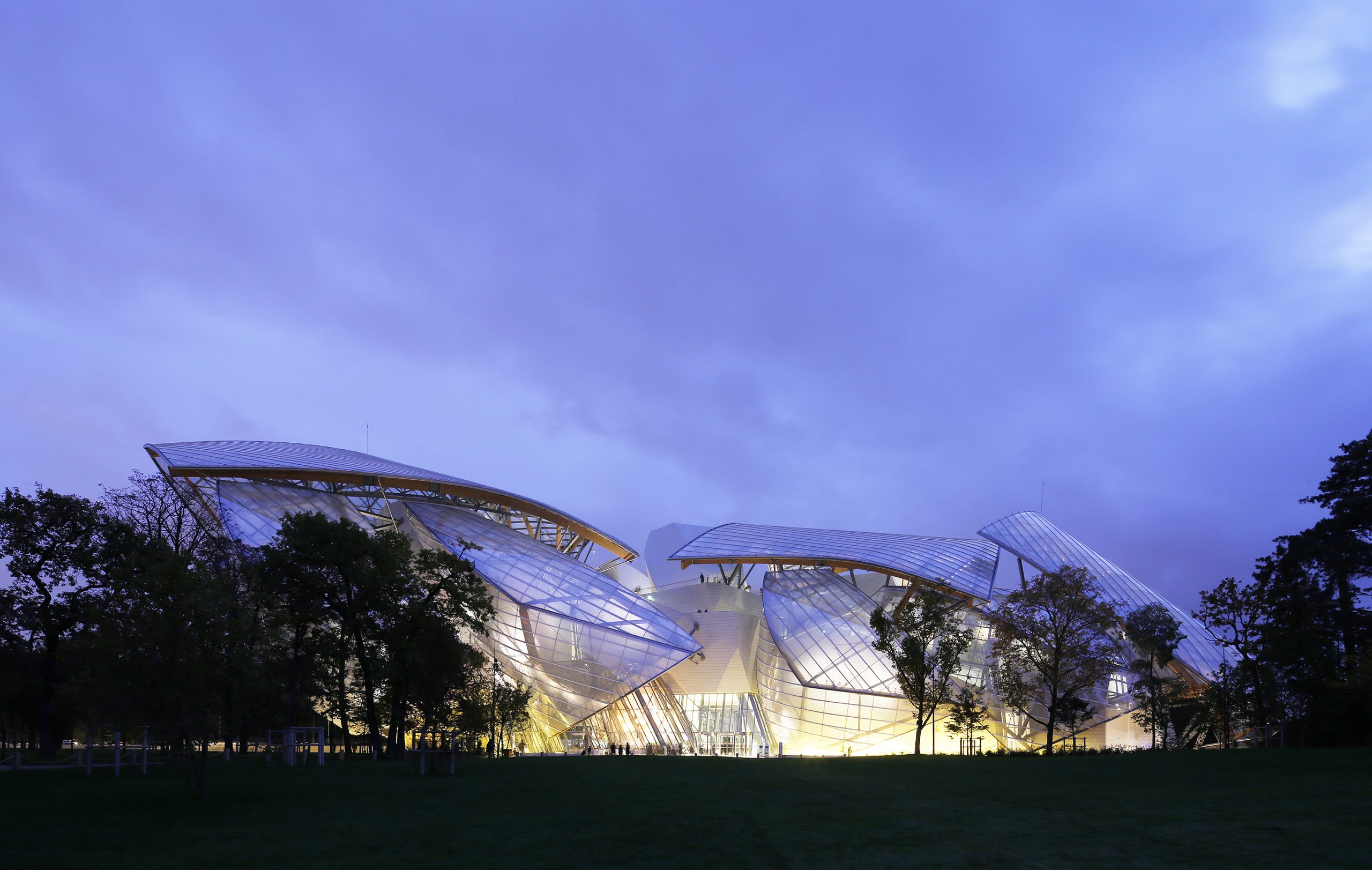 Fondation Louis Vuitton, respiration lumineuse