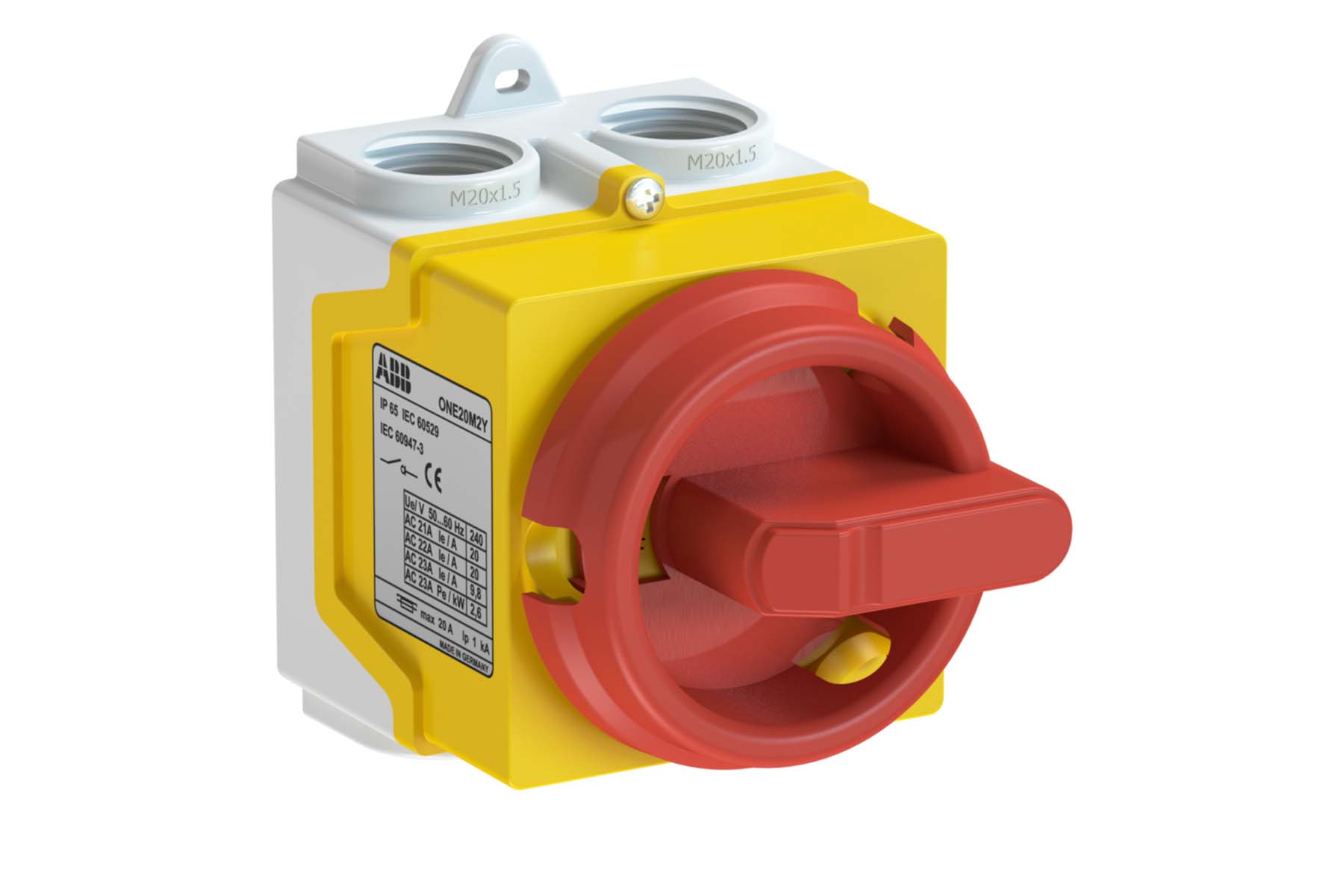 Nouveaux interrupteurs en coffrets ONE20 d'ABB