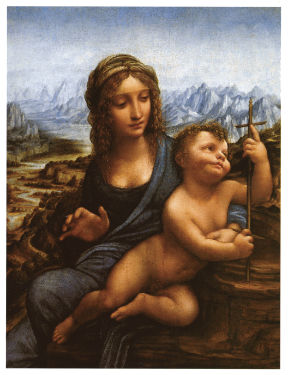 Madonna dei Fusi, Leonard de Vinci (1501 circa), New York