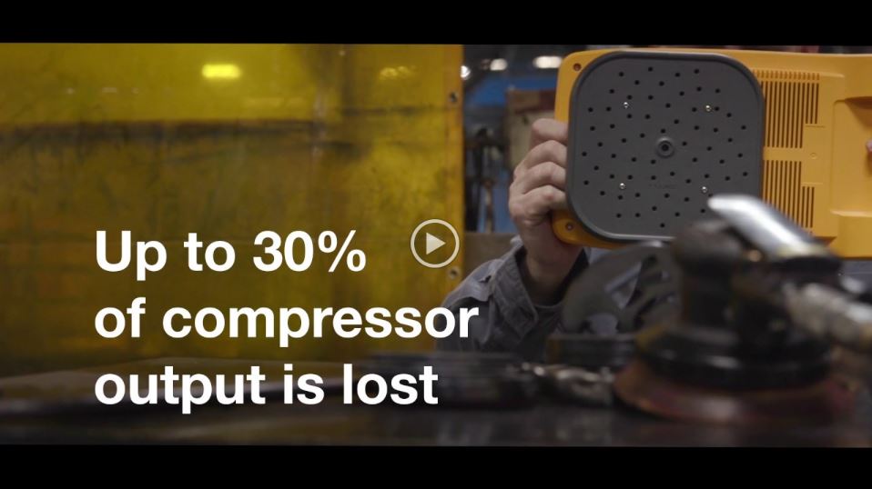 Caméra acoustique ultrasonore Fluke ii900 pour détection de fuites d'air, de gaz et de vapeur