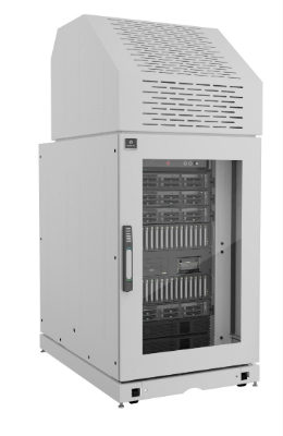 SmartCabinet de Vertiv, une solution clé en mains, économique et compacte en version IP54. (c) Vertiv