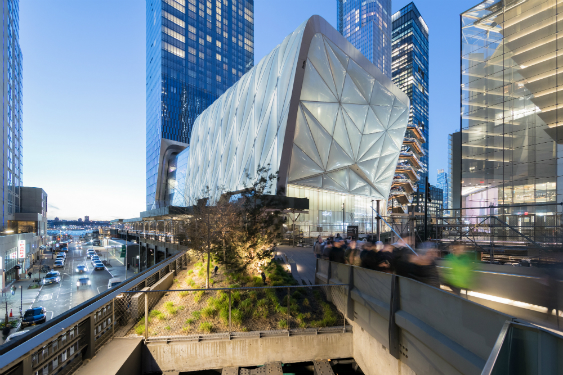 The Shed. Photography by Iwan Baan. Architecte I Architect: Diller Scofidio + Renfro, New York (Lead Architect), Rockwell Group (Collaborating Architect)