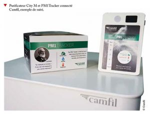 Purificateur PM1Tracker connecté Camfil
