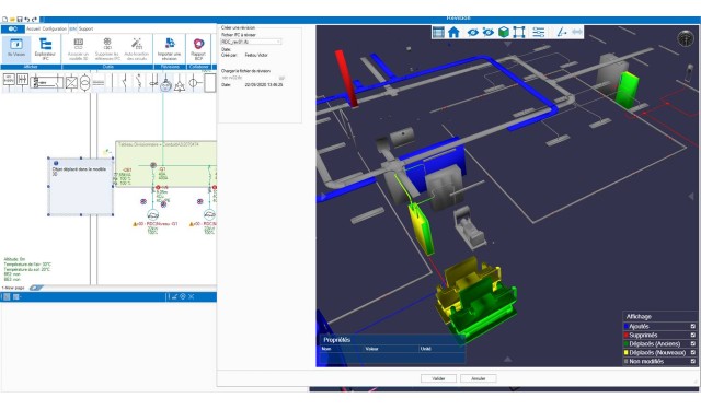 Les logiciels BIM permettent de gérer, optimiser ou modifier les installations électriques d'un bâtiment pour plus d'efficacité. © Trace Software