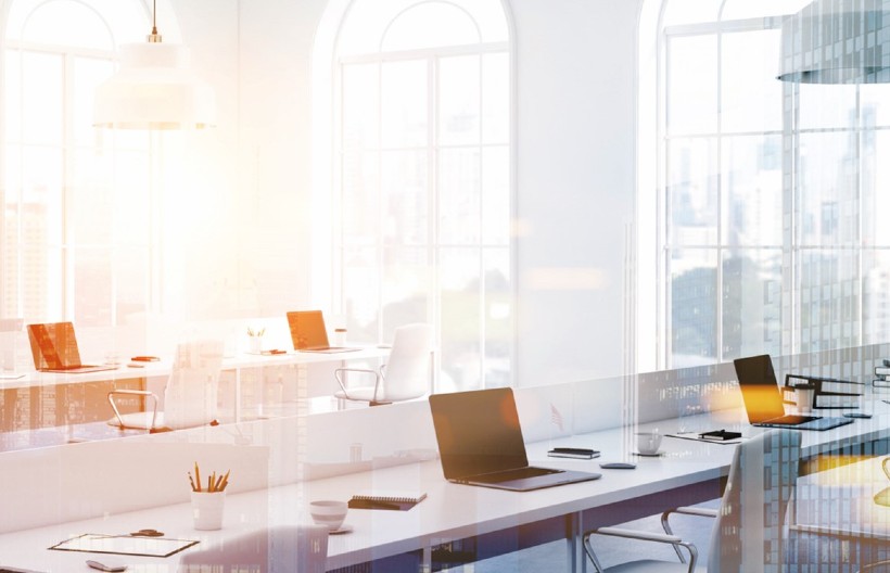 Des solutions pour améliorer l'enviroement de travail des bureaux. (c) Schneider Electric