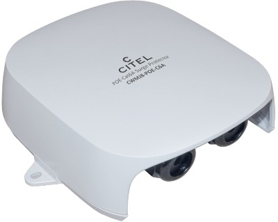 Parafoudre pour caméra extérieure de vidéosurveillance IP. © Citel