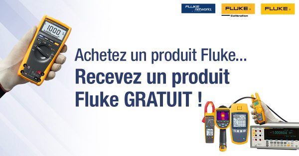 Fluke renouvelle son offre « Achetez un produit Fluke, recevez un produit Fluke gratuit » cet automne