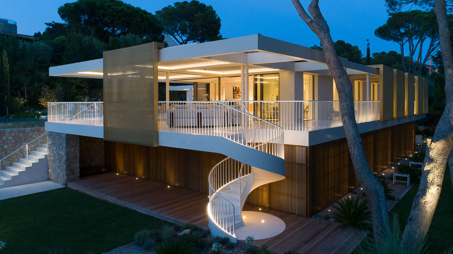 Architecture en lumière par Studio By Night