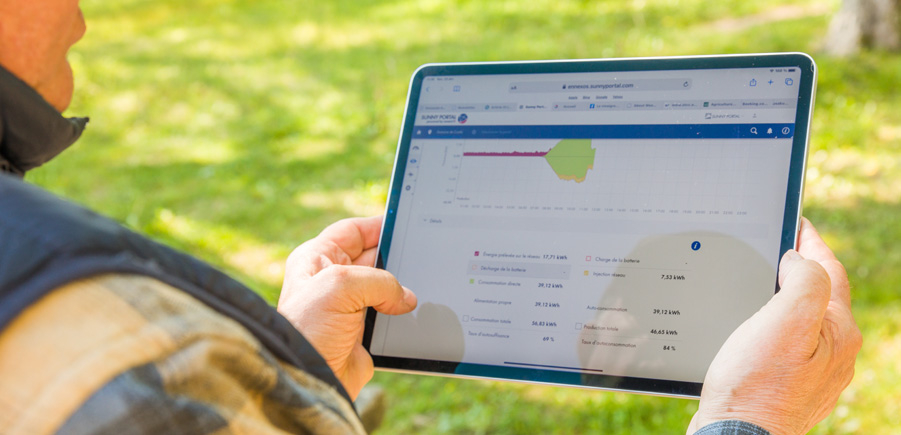 Surveillance d'une installation SMA avec Suy Portal<br>©SMA