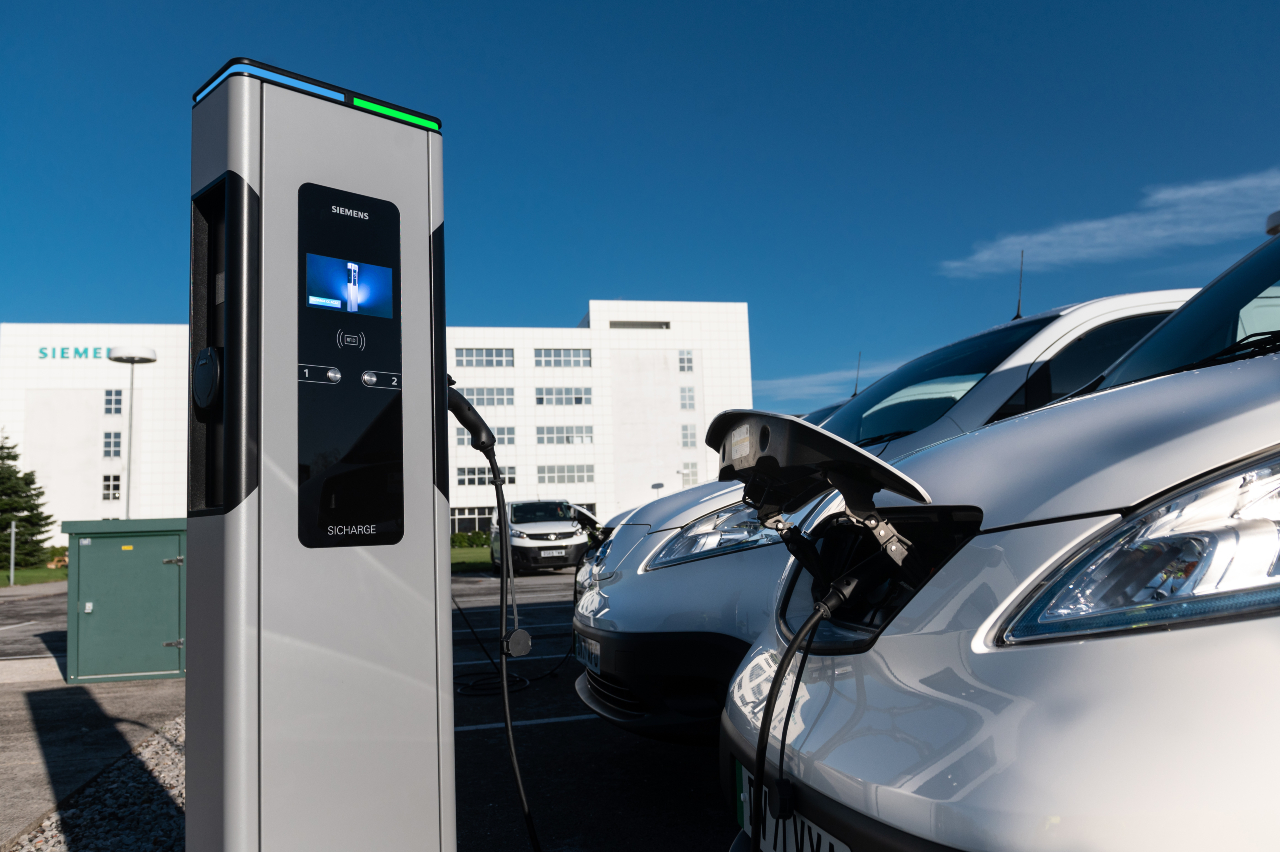 Borne SICHARGE D de Siemens<br>©Siemens