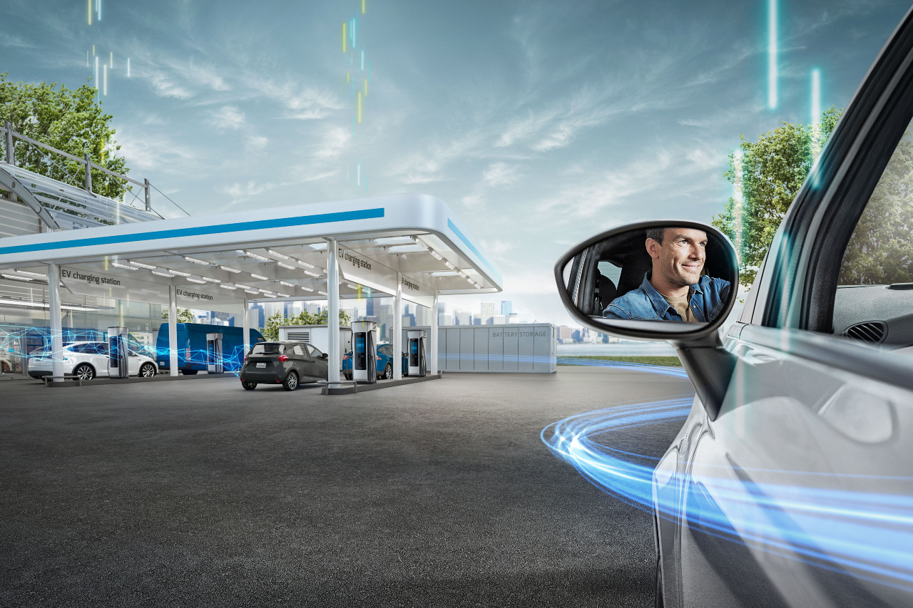 Les points de recharge se développent en entreprise<br>©Siemens