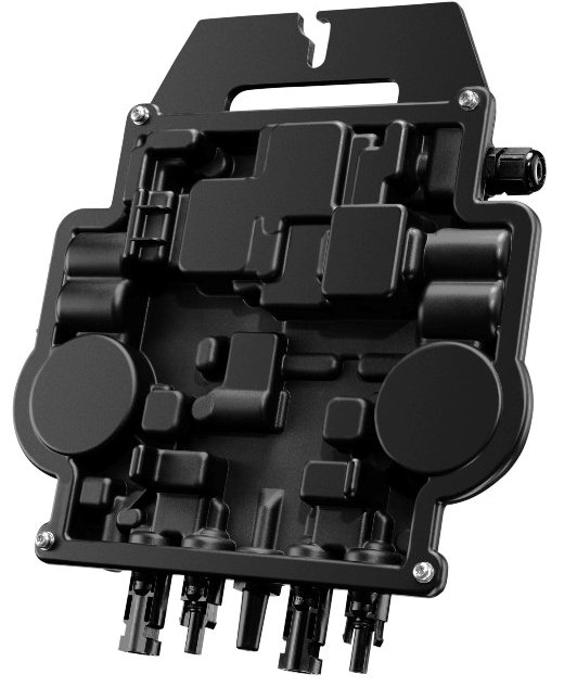 Les composants du micro-onduleur DS3 sont encapsulés dans du silicone<br>©APsystems
