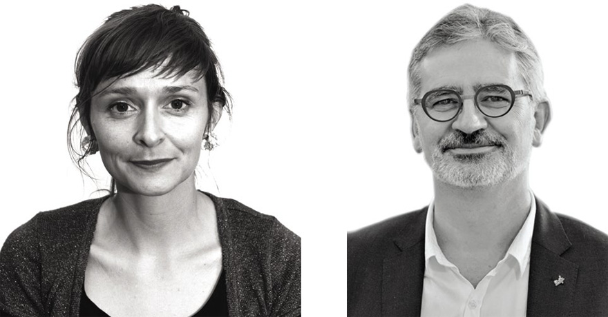 Photo de Virginie NICOLAS (ACE) et Jean-Michel WOULKOFF (Unsfa)