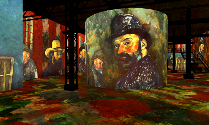 Image de l'exposition Cézanne © Culturespaces/Cutback