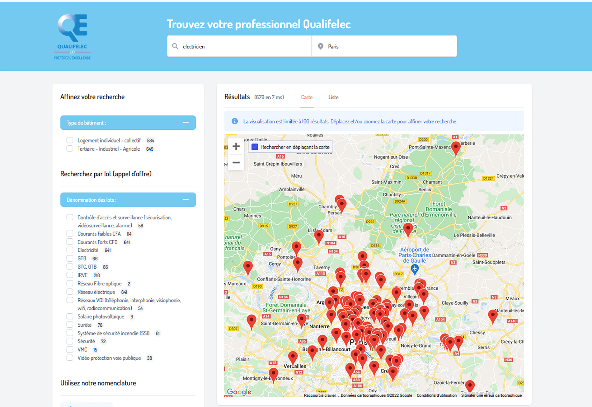 Qualifelec rend visibles les entreprises grâce à un moteur de recherche et à Google