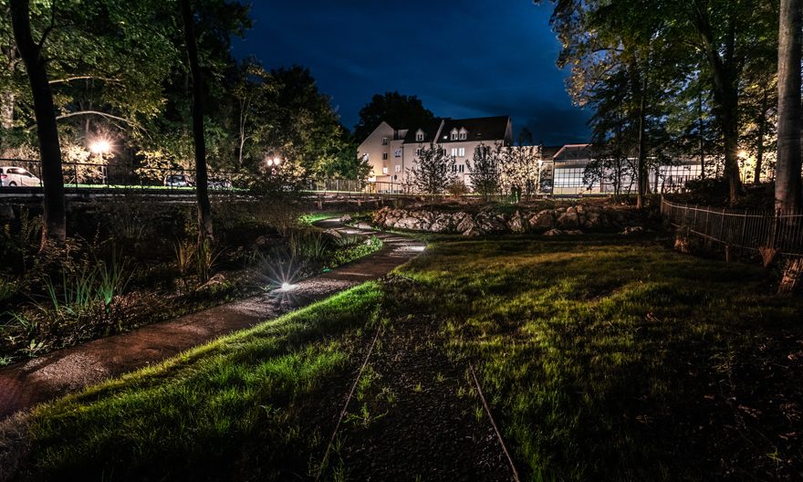 Photo du parc Budé, à Yerres (Essonne).