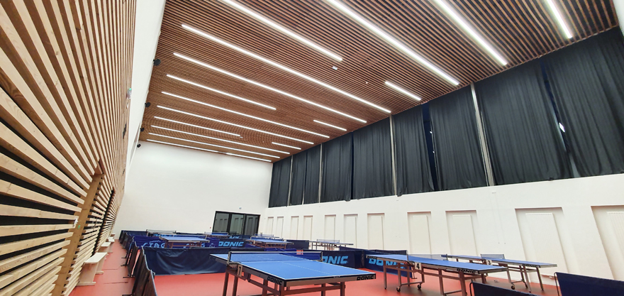 Photo du gymnase Eindhoven, Bayeux. Dossier : Terrains de sport
