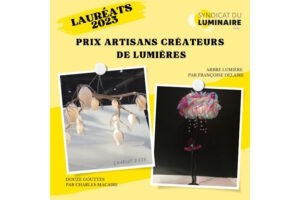 Affiche Lauréats du Prix Artisan Créateur de Lumière 2023