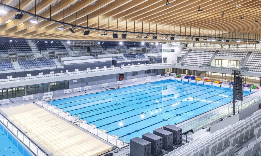Gewiss éclaire le Centre aquatique olympique de Saint-Denis