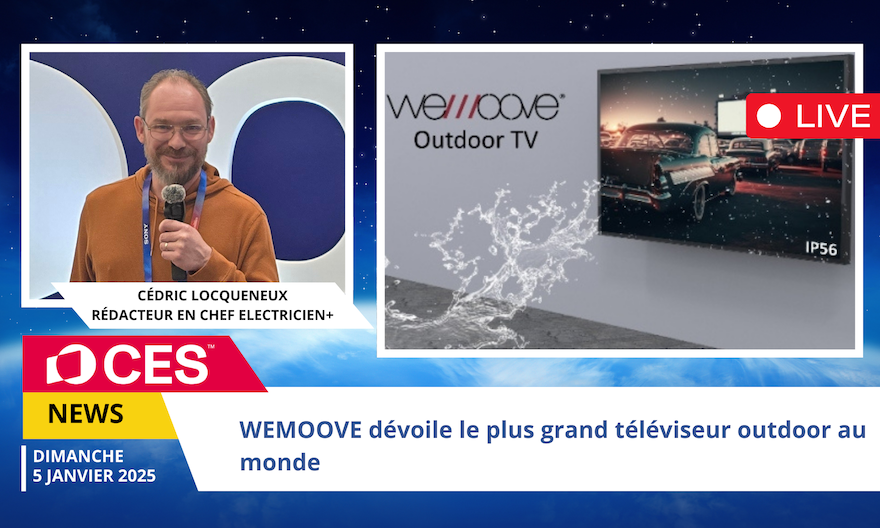 WEMOOVE frappe fort au CES 2025 avec le plus grand téléviseur outdoor au monde