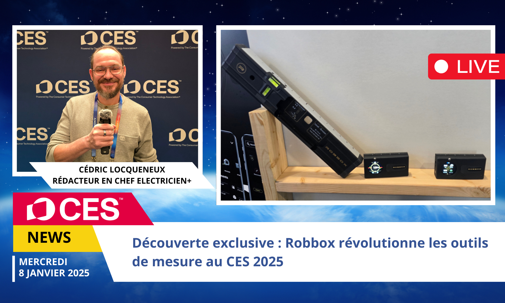 Découverte exclusive : Robbox révolutionne les outils de mesure au CES 2025