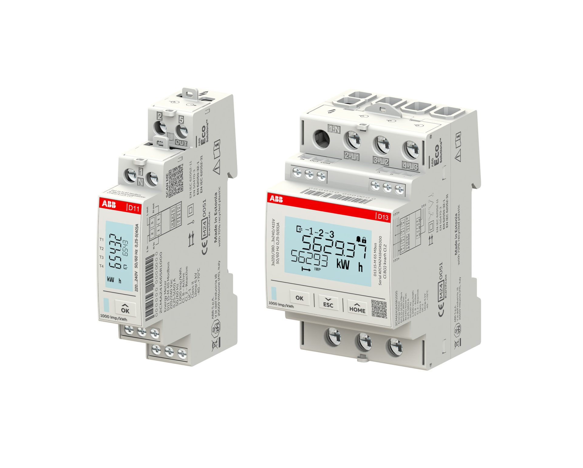 ABB lance ses nouveaux compteurs d'énergie D11/D13 pour simplifier la gestion de l'énergie