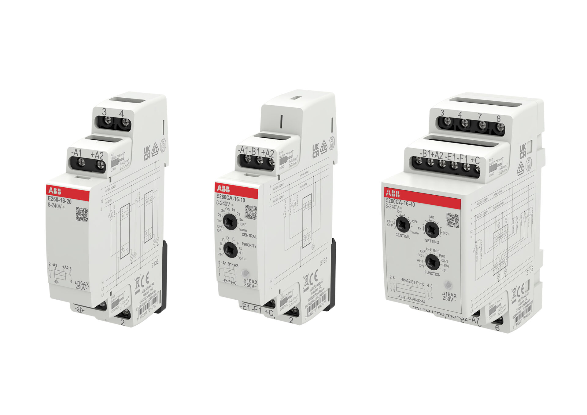 ABB lance ses télérupteurs silencieux universels - série E260
