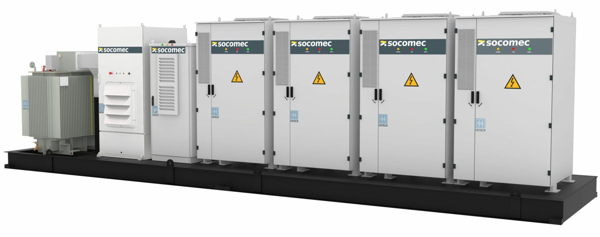 Socomec présente son système de stockage grande puissance clé en main pour une connexion directe aux réseaux moyenne tension