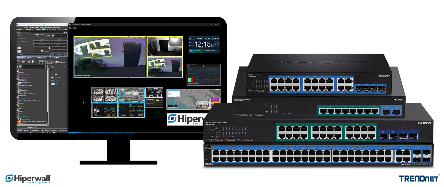 TRENDnet et Hiperwall s'associent pour optimiser les solutions réseau haute performance