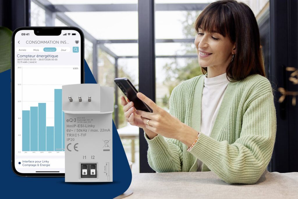 L’interface pour Linky Homematic IP automatise la gestion de la consommation et de la maîtrise des coûts d&rsquo;énergie